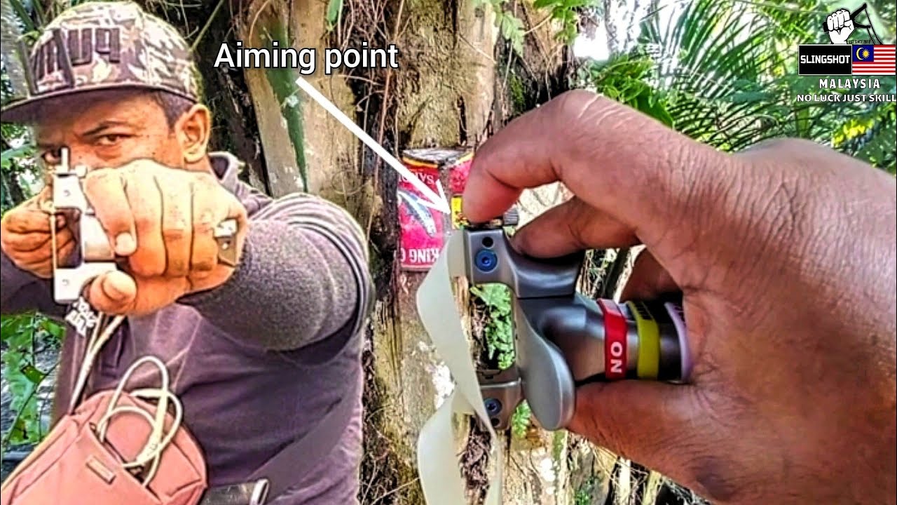 How to aiming hero slingshot | Cara menentukan titik bidik ketapel hero | Cara aiming lastik hero