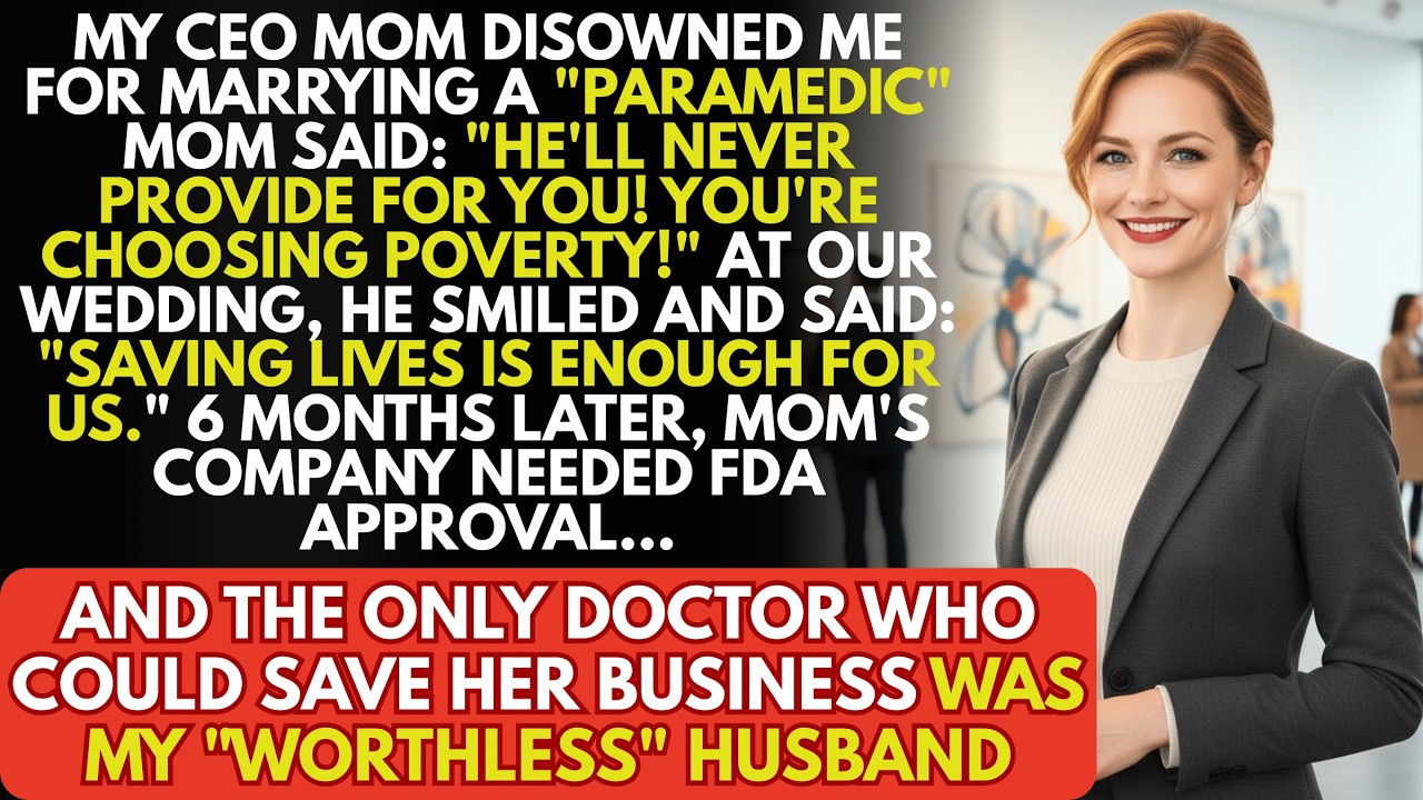 My CEO Mom Called My Paramedic Husband 