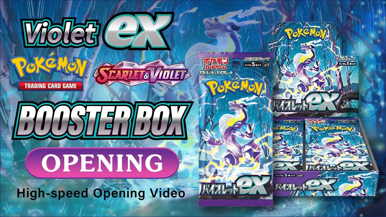 Violet ex High-speed OPENING | Pokemon Card Scarlet & Violet Scarlet ex Booster box