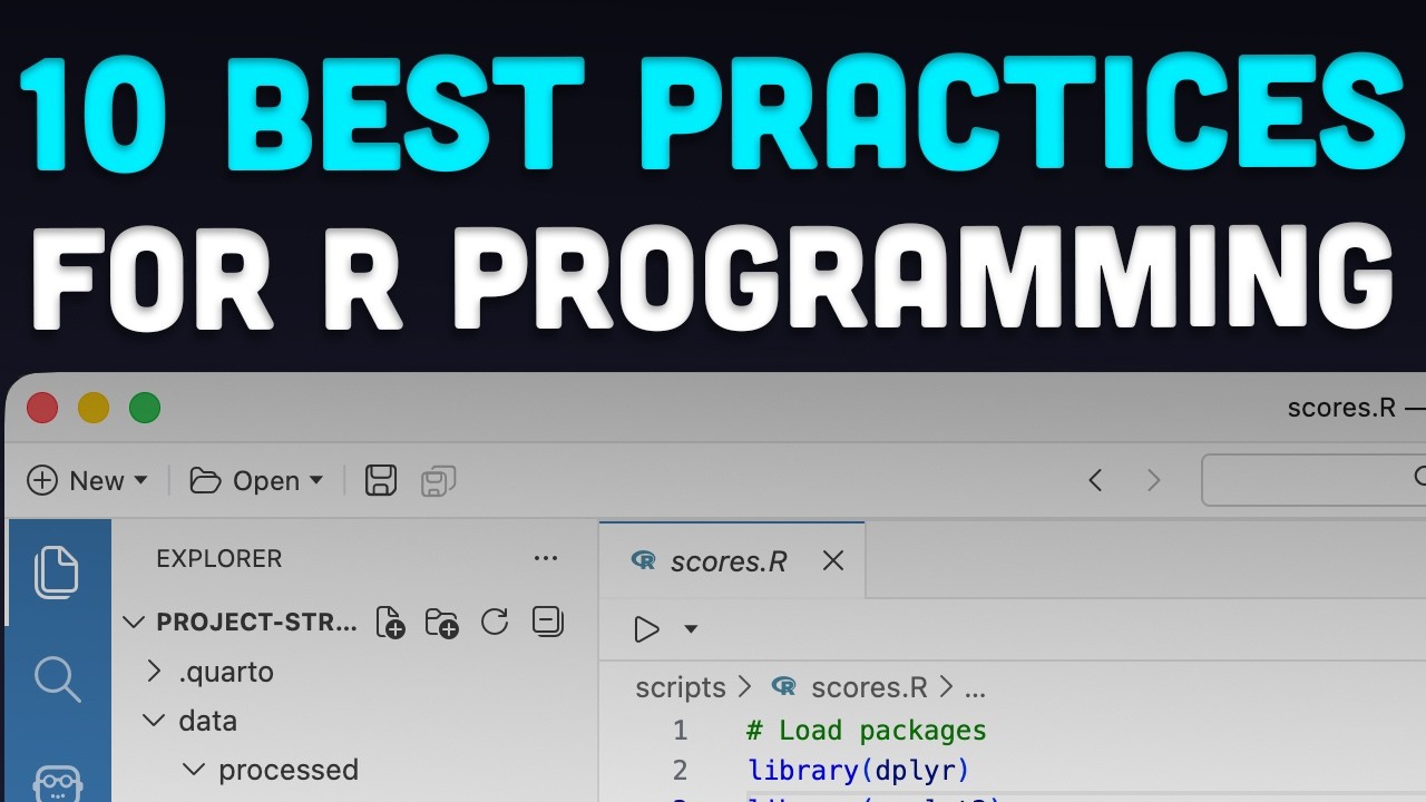 10 Best Practices for R Programming - YouTube