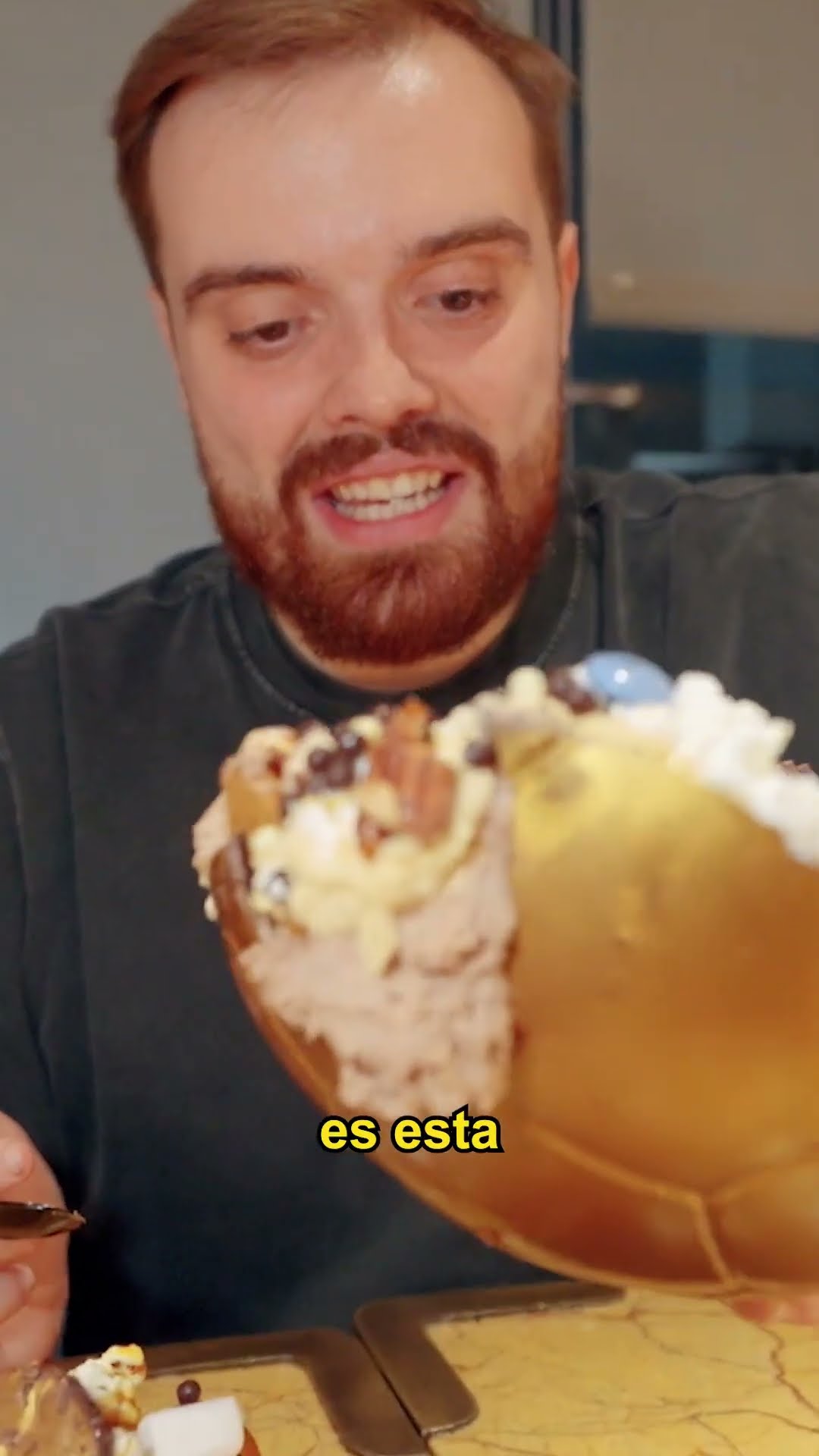 Así es el balón de oro del restaurante de Messi