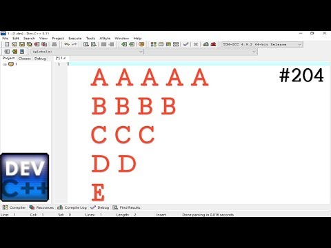 How to write a program for print alphabet pattern using goto statement