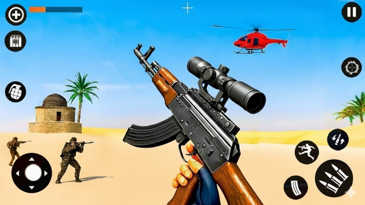 Gun Strike FPS Shooting Game - Banduk Wala Goli Wala Game - Android GamePlay