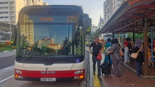 Tower Transit Bus Service 171 Man NL323F A22 Euro V Batch 1 SMB304J Tower Transit Bus Service 171 Man NL323F A22 Euro V Batch 1 SMB304J