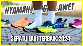 BARU! 10 Rekomendasi SEPATU RUNNING TERBAIK 2024 AWET & STYLISH