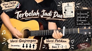 Full || Tutorial Gitar Gampang Terbelah Jadi Dua - Gloria Jessica dan Ade Govinda By Sandi KW
