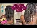 TRYING ONE OF KIMBERLY CHERRELL'S KILLER COMBOS: A Wash N Go || Vlogmas Day 3 Simone Nicole