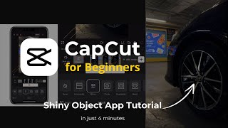 CapCut Tutorial for Beginners! How to make a wheel, emblem or other object glow in just 4 minutes