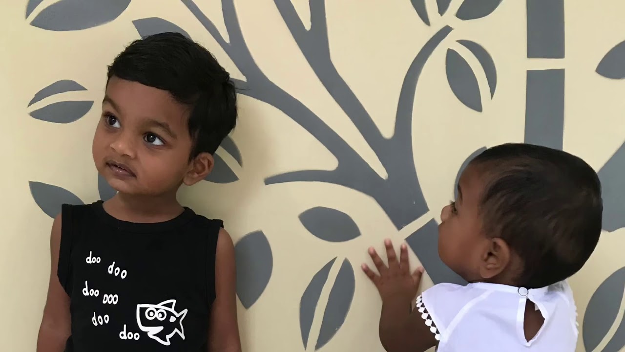 Avya & Kyra playtime at DinoQuest