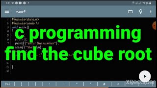 c programming to find the cube root a number. @fire_rohit2.1