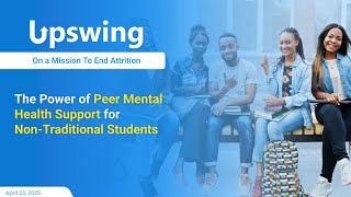 The Power of Peer Mental Health Support for Non-Traditional Students