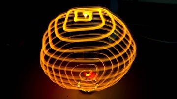 Robotic light painting and light painted animations