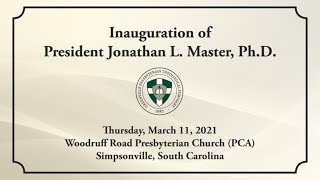 Inauguration of Jonathan L. Master, Ph.D.
