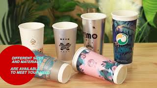 One-stop Custom Paper Cups for Coffee Shops LOKYO