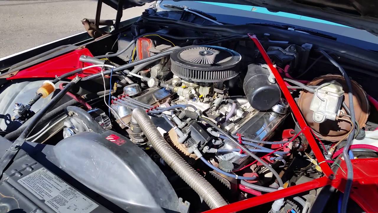 Cadillac 500c.i. engine idle - YouTube