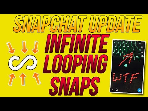 Snapchat Update 10.8.1 - New Color Palette, Infinite Snaps, And Loops!