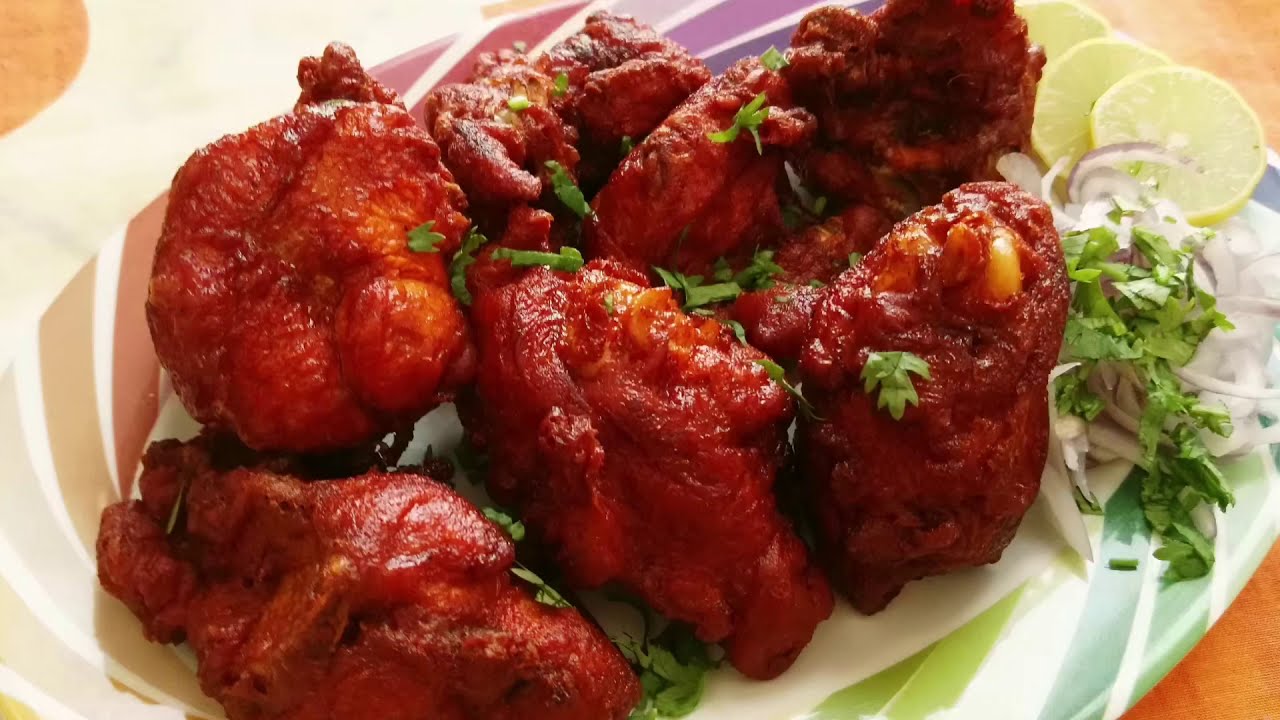 Fried Chicken Kababs .Mangalore style fried chicken kababs.