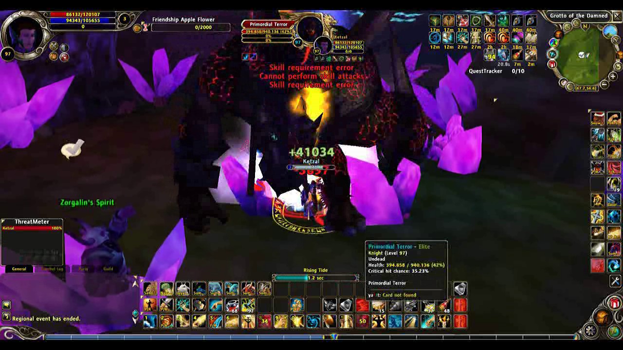 Runes of Magic - Priest/Knight vs Primordial terror! - YouTube