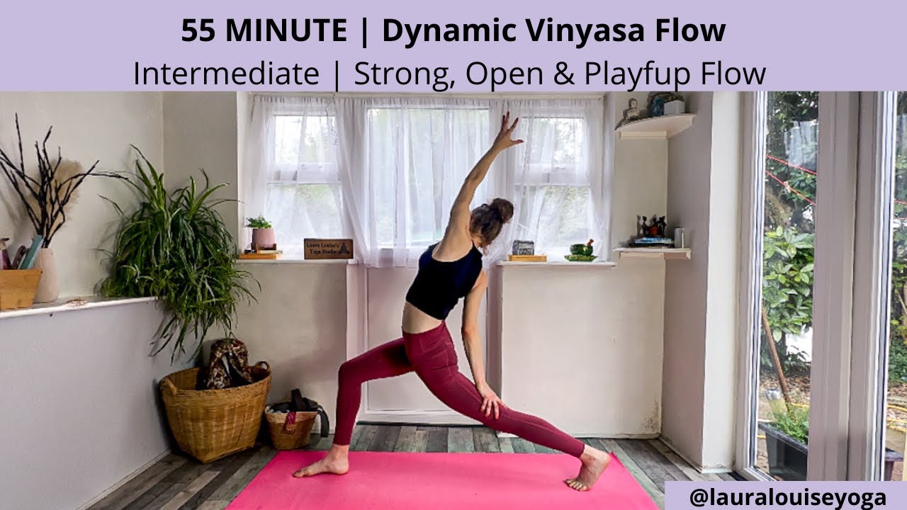 55 Minute Dynamic Vinyasa Flow | Strong, Open & Playful Yoga Flow ...