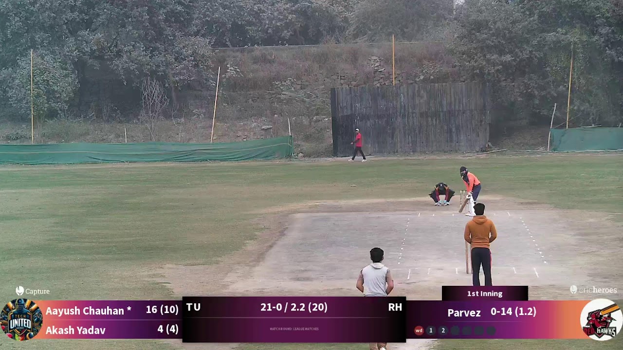 Tech United vs Red Hawks live cricket match | 03-Jan-26 03:24 PM 20 live - Newlands Premium League S
