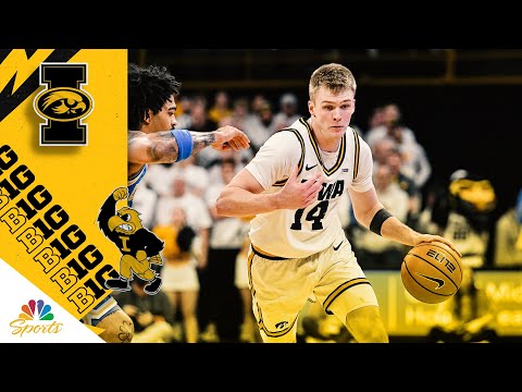 Bennett Stirtz highlights: 27 points and an Iowa win over UCLA | Big Ten on NBC Sports