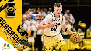 Bennett Stirtz highlights: 27 points and an Iowa win over UCLA | Big Ten on NBC Sports