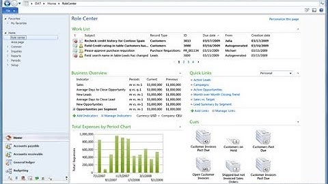 14 Dynamics Ax 2012 Create New Role centers in Enterprise portal