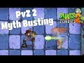 PvZ 2 Myth Busting - Excavator Zombie hypnotized can block projectile from Jester Zombie