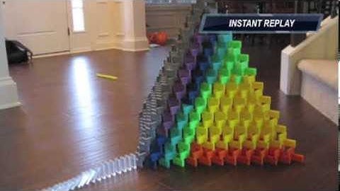 13x13 3d half domino pyramid