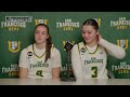 WBB | USF vs. UC San Diego Postgame w/ Aina Cargol and Noelia Mouriño
