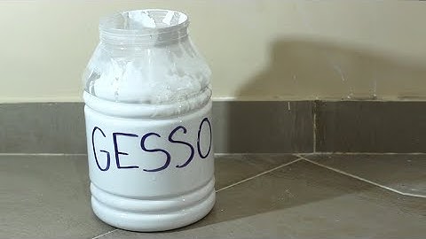 How to Make Gesso (Simple + no PVA)