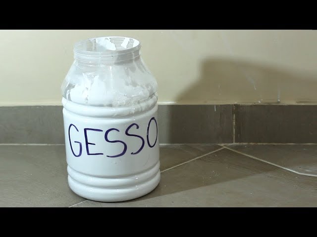 How to Make Gesso (Simple + no PVA) 