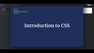 Introduction to CSS