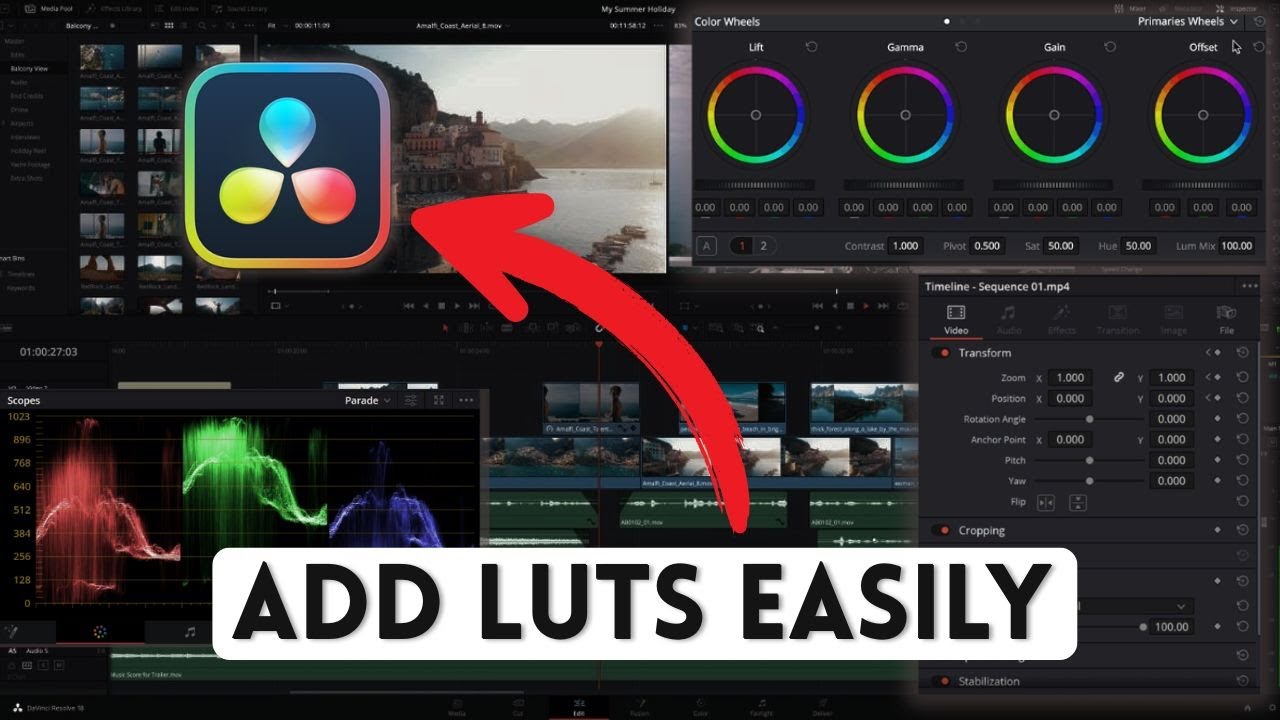 How to Add LUTs in DaVinci Resolve 2025? - YouTube