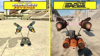 Star Wars Galactic Racer vs Star Wars Racer Revenge Early Graphics Comparison