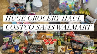 Grocery Haul for my large family II Costco, Sam’s, Walmart II Grocery Haul for my large family II Costco, Sam’s, Walmart II