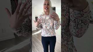 Cream Paisley Jersey by Green Apple Fashion