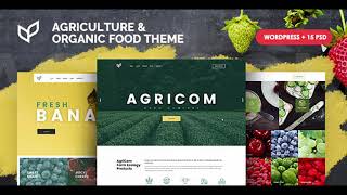 Agricom - Agriculture & Organic Food WordPress Theme Pack | Themeforest Website Templates and Themes