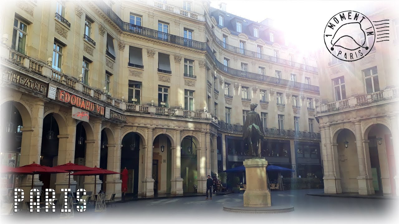 PARIS, PLACE ÉDOUARD VII - SQUARE DE L’OPÉRA  🚶‍♀️🚶  1 MOMENT IN PARIS