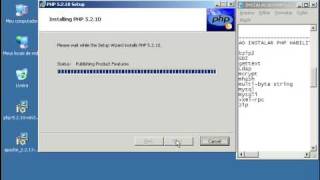 instalando e configurando php no windows 2003