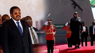 ULINZI MKALI: RAIS SAMIA ALIVYOWASILI SIKU YA MASHUJAA DODOMA