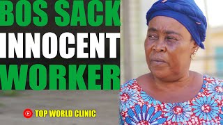 OLD WOMAN MADE MANAGER SACK INNOCENT WORKER FROM THE COMPANY