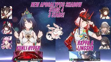 New Apocalyptic Shadow 4 - Version 2.6 - Yunli Hyper and Rappa & Lingsha - 3 STARS -Honkai Star Rail