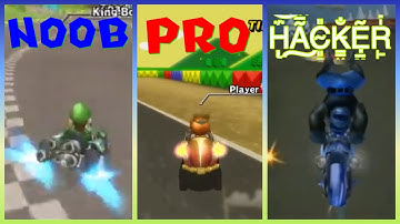NOOB VS PRO VS HACKER | Mario Kart Wii
