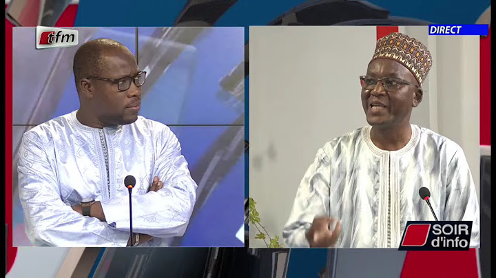 Soir d´infos - wolof - Pr : Mamadou mouhamed NDIAYE - invite  : Mamadou DIAKO - 20 juin 2025