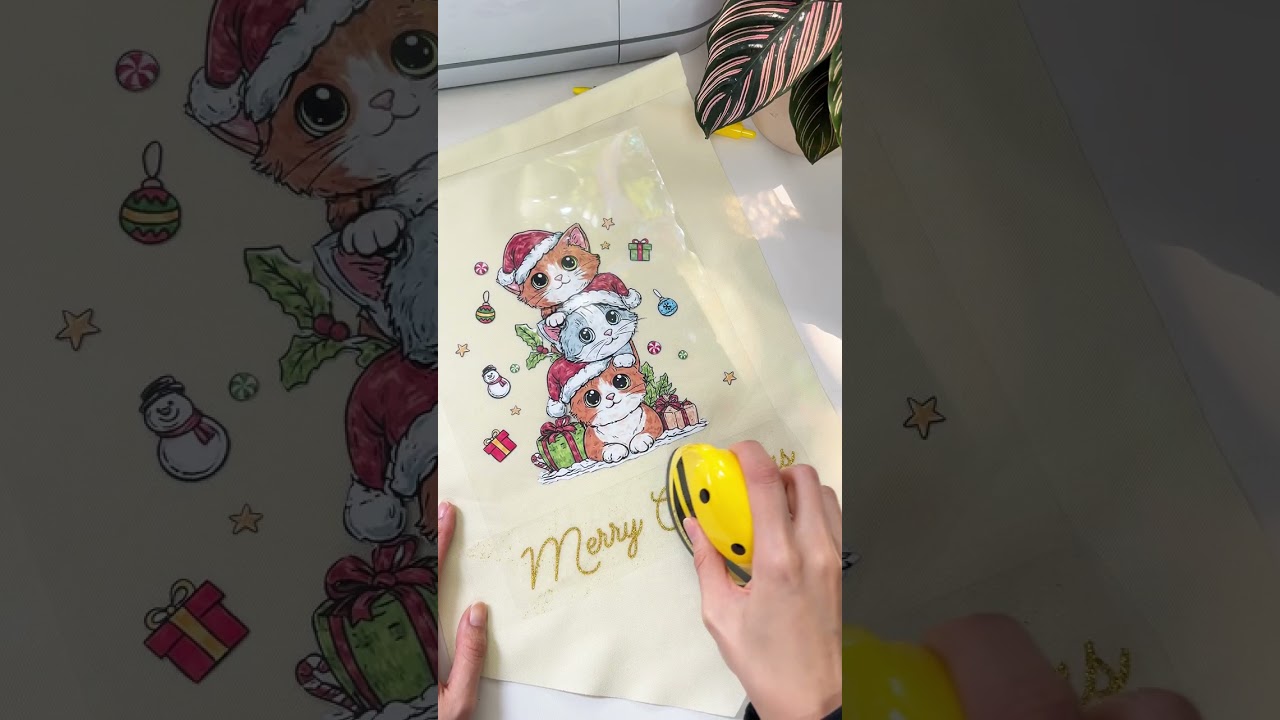 Love the combo of glitter HTV and printable heat transfer paper