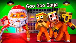 ESCAPA de la PRISIÓN del GOO GOO GAGA en MINECRAFT 😱