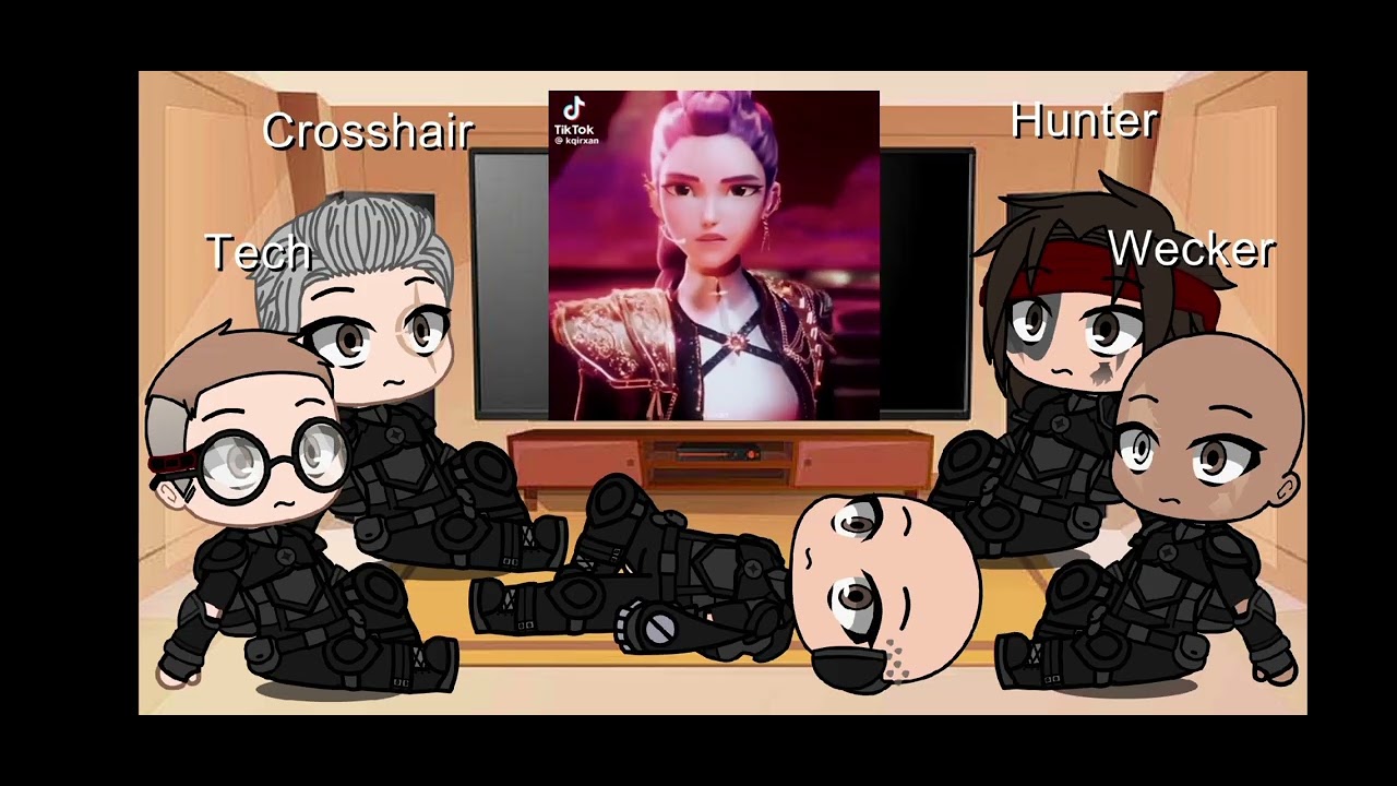 Bad Batch react to Omegas future as Rumi/Bad Batch x Kpop Demon Hunters 