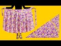 Very easy wrap skirt cutting and stitching with side knot  loyce diy sewing