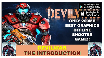 DEVIL WAR HIGH GRAPHICS GAMEPLAY | DEVIL WAR GAMEPLAY | DEVIL WAR ANDROID GAMEPLAY